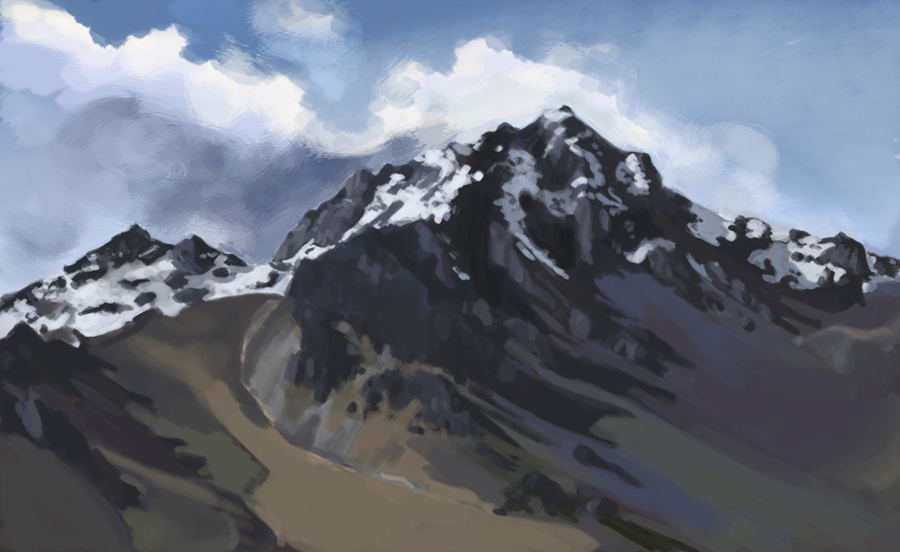 berg mountain Illustration