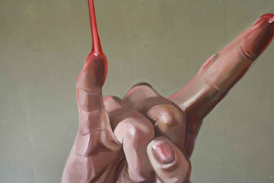 Hand Painting Detail